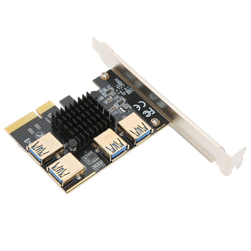 PCI‑E Riser Card PCI‑E X4 1 to 4 PCI Express