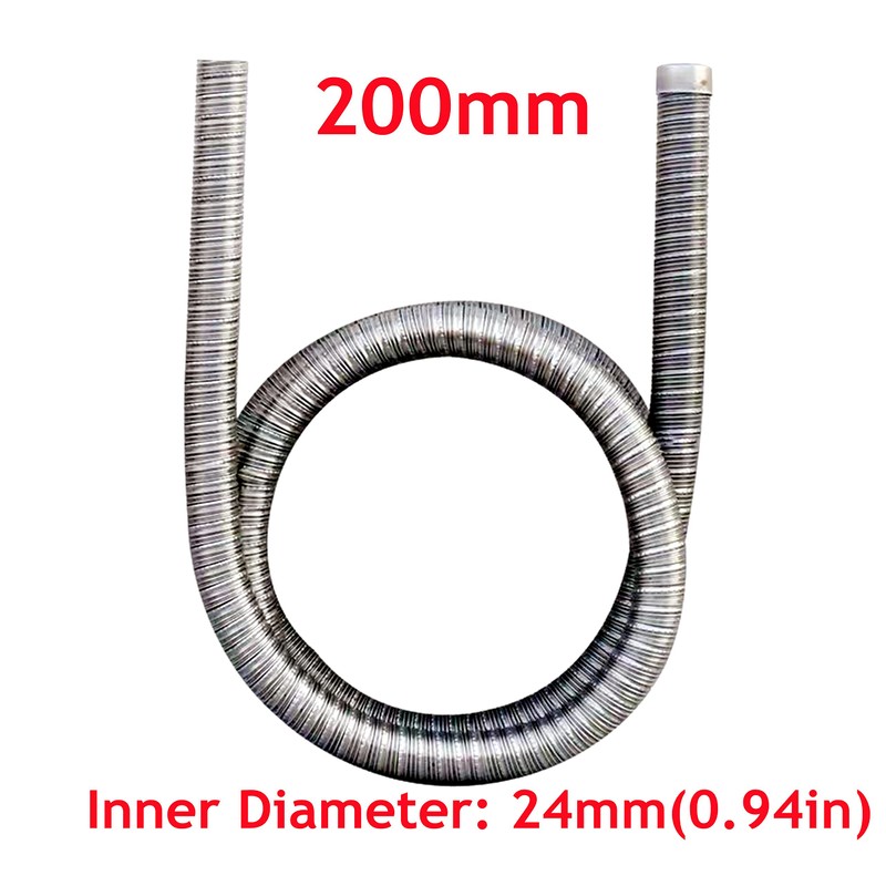 1Pack Inner Diameter 24mm Dual-layer Heater Exhaust Pipe Air Diesel