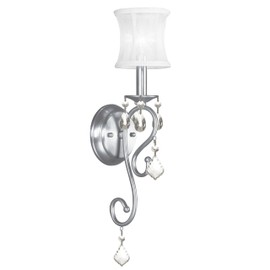 Livex Lighting 6301-91 Newcastle Brushed Nickel Wall Sconce
