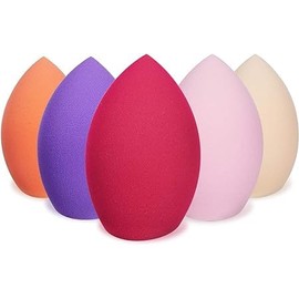 5-teiliger Make-up-Schwamm, Beauty-Mixer, Concealer-Schwamm, Foundation-Schwamm, Beauty-Schwamm-Set für Mixer, Flüssigkeit, Foundation, Cremepuder