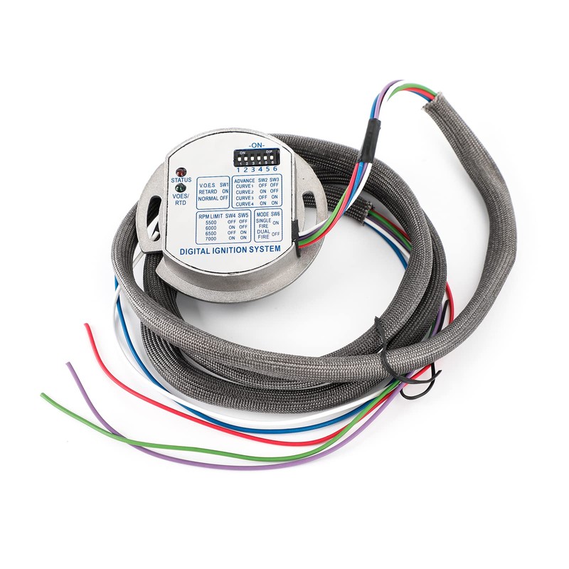 Topteng Motorcycle Single Fire Electronic Ignition Module fits for Harley