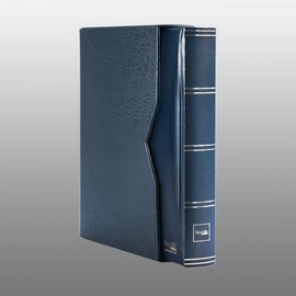 Prophila stockbook 60 Black Sides Padded with slipcase Blue