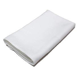 Made in Japan, Torchon Glass Cloth, 100% Cotton, 18.7 x 2.8 inches (45 x 70 mm), Professional Use, Commercial Use, Solid White (3 Pieces)