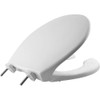 BEMIS 7750TDG Commercial Heavy Duty Open Front Toilet Seat with
