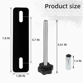 Mi hogar Traction Board mounting kit, Easy-to-Install Recovery Board Mount, Safety Traction Board Mount, Universal Recovery Board Mounting Kit Fit for All 4.72"~6.69"（12~17cm） Hole Spacing