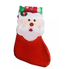 Christmas House Red Felt Winter Holiday Santa Christmas Stocking:16.75
