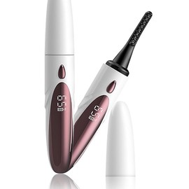 Heated Eyelash Curler, new store Rechargeable Electric Eyelash Curler with Eyelash Separator - Color: white