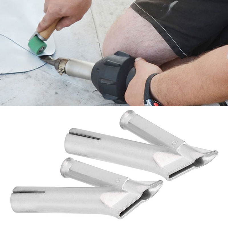 2Pcs Welding Gun Nozzle Cicular Stainless Steel Hot Air Plastic