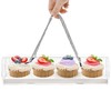 Coloch 24 Pack Clear Cupcake Carrier with Handle, 12 x
