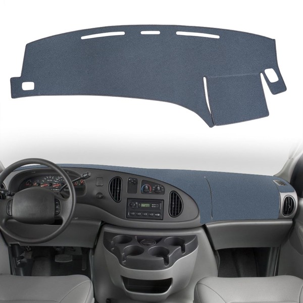 puxhig Dashboard Cover Custom Fit for Ford Econoline E150 E250