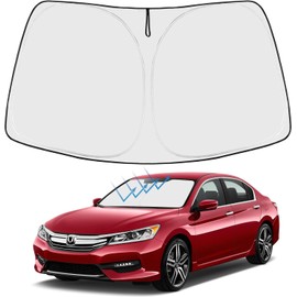 Proadsy 2025 Upgrade Windshield Sunshade Custom for Honda Accord 2017 2016 2015 2014 Block Sun & UV Foldable Front Window Car Shade Protector Prime Accessories