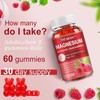 Magnesium Gummies 600mg per Serving-Magnesium Glycinate 400mg and Magnesium Malate