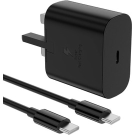 KP TECHNOLOGY 25W Fast Charger for Honor X6c / 400 - Pro - Lite / 200 - Smart - Pro - Lite / 90 Smart - Lite / 70 - Lite / 50 / X6b X7b / X8a X7a X6a / X6 X7 X8 / Pad 10 / Pad X9a / 9/8 (BLACK)