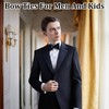 MADGININE Bow Tie 2 PCS Bow Ties for Men Adjustable