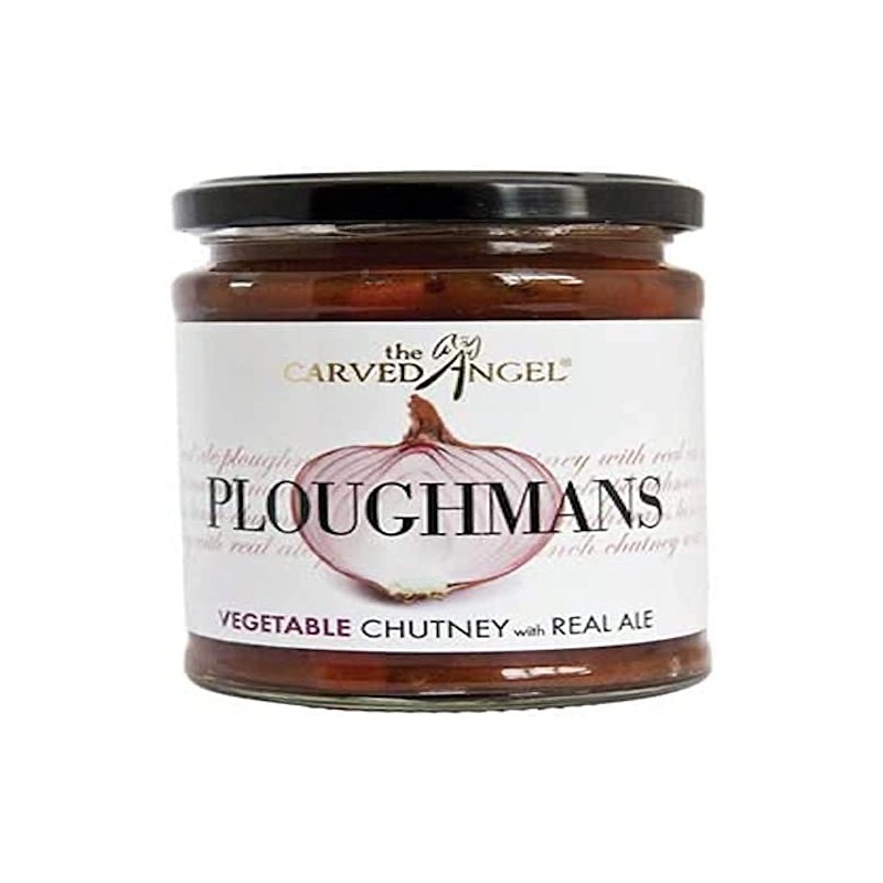 Carved Angel Ploughmans Vegetable Chutney with Real Ale, 320 g