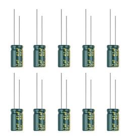 10 Pieces of 50V 47UF capacitors High Frequency Aluminum electrolytic capacitors for TVs, LCD Monitors, Welding Machines, etc.