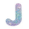 StickerBeans® Rhinestone Alphabet Letter Sticker J - Unique Sparkly Design