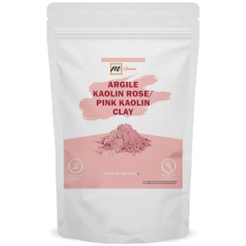 Rosa Ton/rosa Kaolin-Tonpulver, 100 % natürlich, für die Straffung der Haut, Gesichtsmasken, Cremes, Gesichtsmasken und Seifen herstellen, 227 g