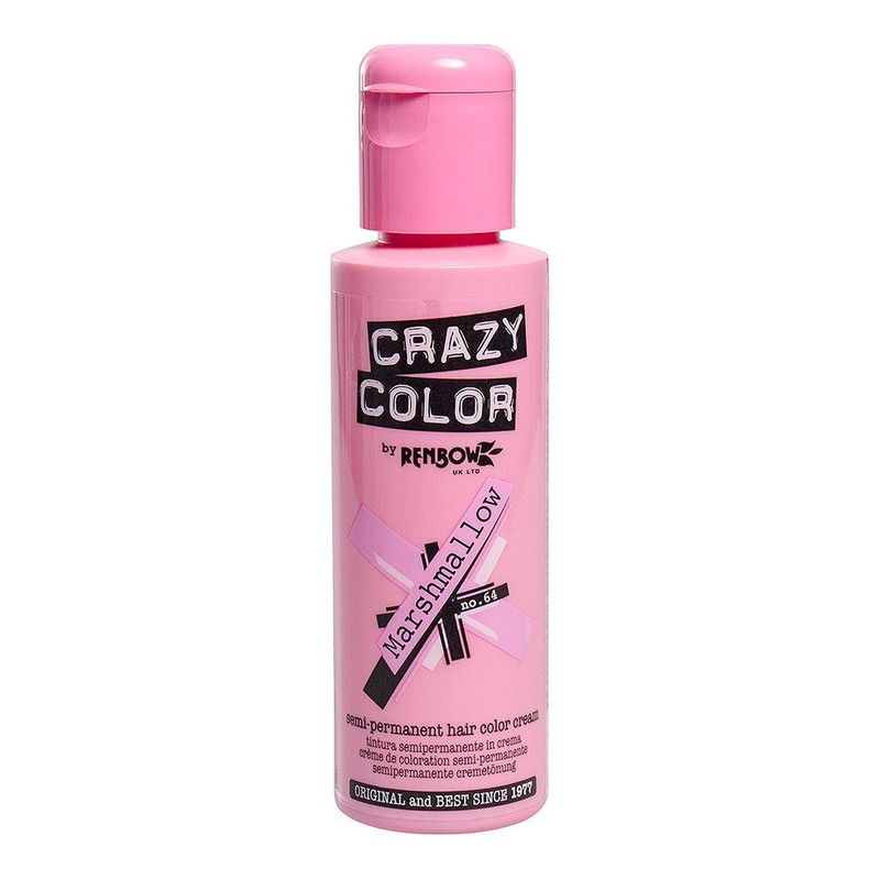 Crazy Colour Semi-Permanent Hair Dye 100ml (Marshmallow) by Crazy Colour