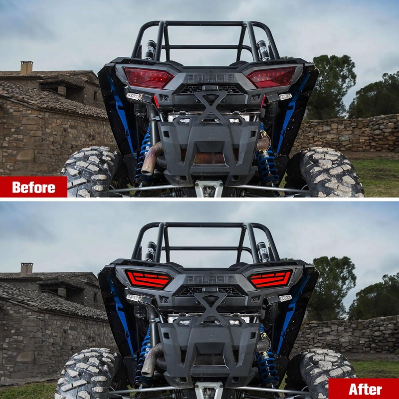 LitMiRaCle LED Tail Lights for Polaris RZR 900 1000 S