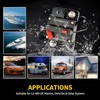 Bolipoeq 150Amp Circuit Breaker DC 12V-48V for Marine Boat Trolling