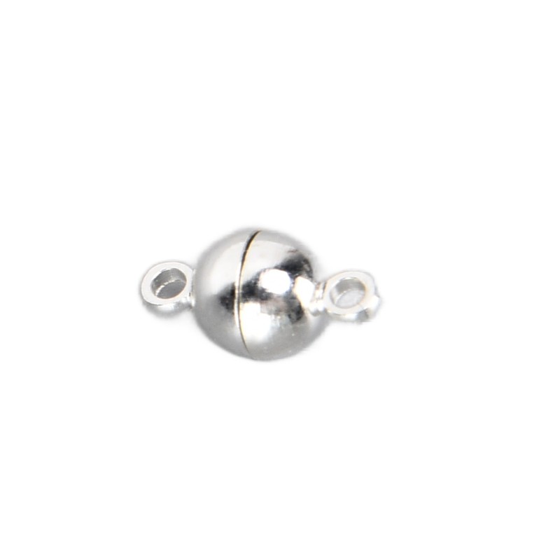20 Sets Magnetic Clasps Round Brass Fashionable Jewelry Clasps for