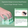 Moreup Piano Finger Trainers, Hand Grip Exerciser Ergonomic Training Finger