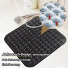 Shower Mat, Shower Mat, Non-Slip Mat, 48 x 48 cm,