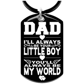 Allpeak Dad Gifts from Son - 2025 Cute Fahter Keyring Dad Birthday Gifts, Daddy Birthday Gifts, Step Dad Gifts, Presents for Dad, Stepdad Gifts, Dad Christmas Xmas Gifts, Christmas Xmas Gifts for Dad