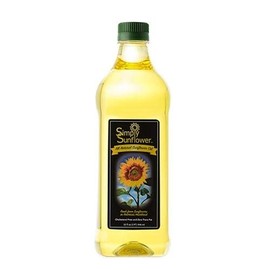 Simply Sunflower All-Natural Sunflower Oil | 12 Pack of 32 oz. Bottles | Made in USA