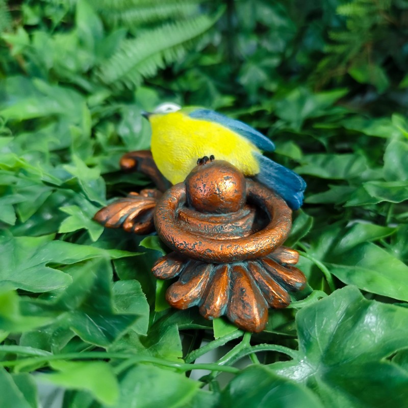 Vivid Arts - Wall Hanging - Blue Tit on Door