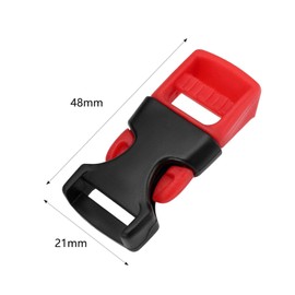 HAPPOW 4 Stück Klickverschluss, Steckschnalle aus hochfestem POM-Material, universelle Fahrradhelm Verschluss/Rucksack Schnalle/Gurtschnalle, Schnellverschluss, für Helmen Rucksäcken Gurten