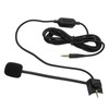 Cantilever Microphone Cable Earphone Audio Cable with Volume Control Mute