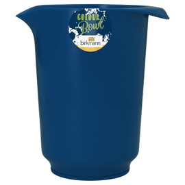 Birkmann 709072 Mixing and Serving Bowl, Dark Blue, 1.5 Litres, Stable, Scratch-Resistant, Modern Design, High Quality
