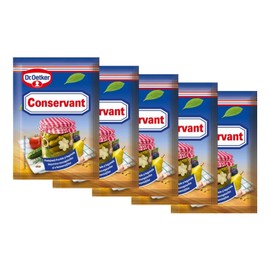 Dr. Oetker Pickle Preservative Sodium Benzoate E211 7 g, Pack of 5