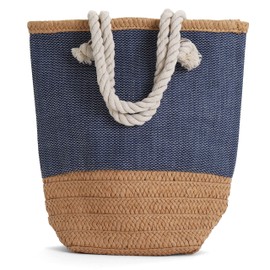 Rutledge & King Wine Bag - Wine Purse - Wine Gift Bag - Straw Wine Bag - Wine Caddy - Wine Tote for Wine Bottles - Wine Gift Basket - Wine Carrying Bag - Reusable Wine Bag (Waverly, 1)