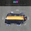 Archaic Side Marker Lights Assembly Compatible with Jeep Wrangler JL