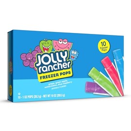 Jolly Rancher Freezer Bars, Assorted Flavors, 1 Oz Bars,10 Ice Bars
