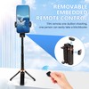 JC-25 Mini Selfie Stick Tripod, Floor-Standing Quadripod for Taking Photos,
