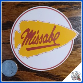 Missabe Railroad laminated die-cut vinyl sticker