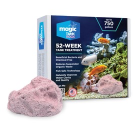 Magic Tank Rock, Fish Tank Rocks for Enhancing Water Clarity with Your Regular Cleaning Routine, Fish Friendly Aquarium Rocks, All Natural Aquarium Decor, Small, Up to 750 Gallons