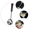 Mobestech Oil Separating Ladle Practical Soup Scoop Drip-preventing Nozzle for