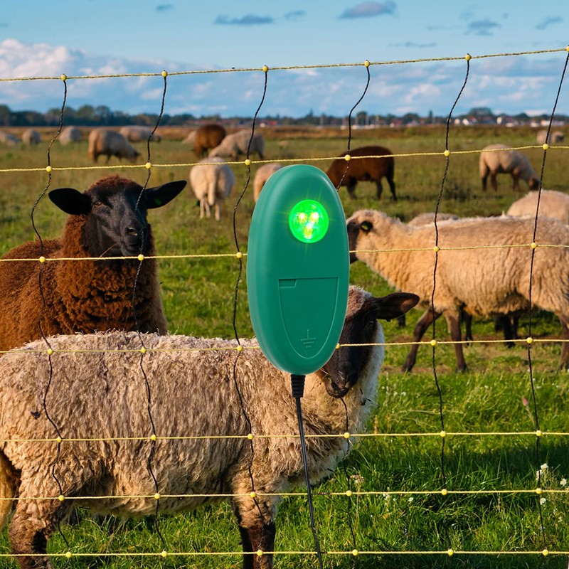 2 Pack Detects Electric Fence Energizer Pulse Flash Signal LED