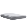 DuShow Satin Fitted Sheet Super King Sliver Grey,Silky Deep Pocket