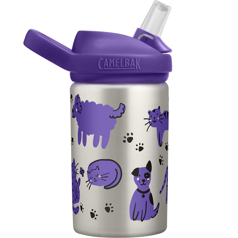 CamelBak Unisex - Babies Eddy+ Water Bottle, Cats & Dogs,