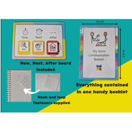 Now and Next Communication Folder with PECs Cards - Visual Communication, Autism SEN