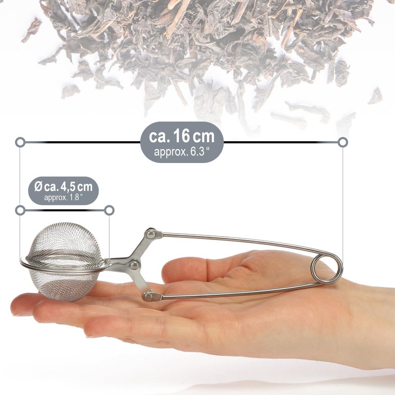 Wilhelm Sell® Stainless Steel Tea Strainer - Tea Infuser in