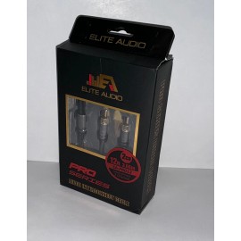 Elite Audio EA-PRO12 Professional 12ft. 2ch Oxygen Free Copper Rca Cable Brass