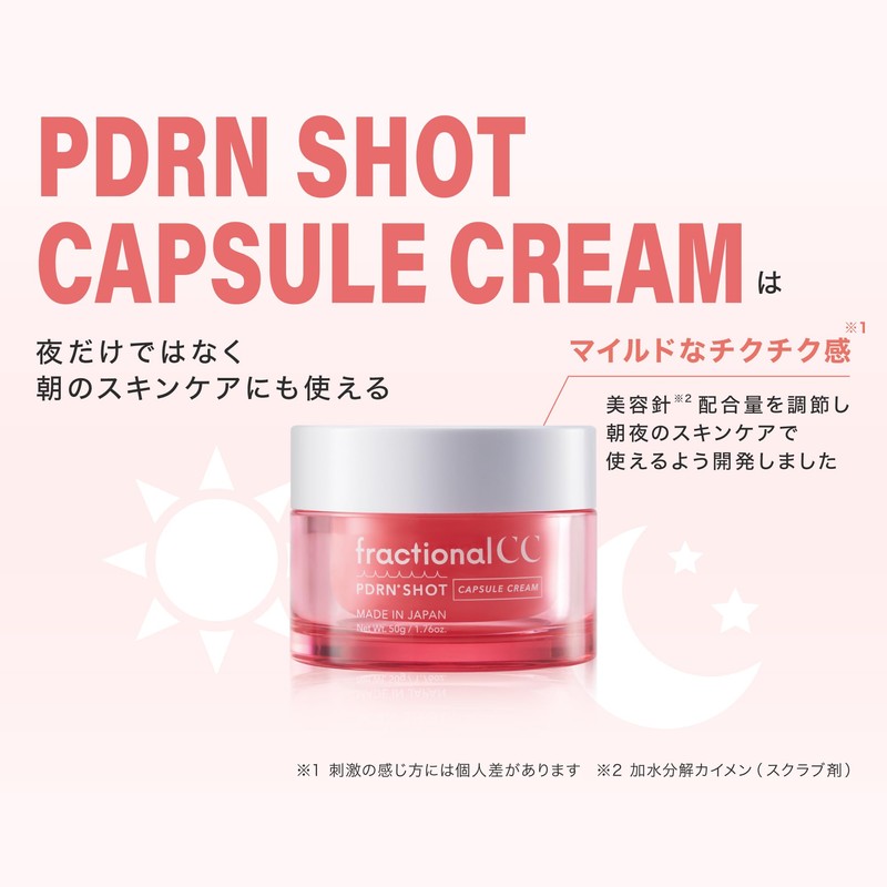 Fractional CC PDRN Shot Capsule Cream Beauty Needle Pink Peptide