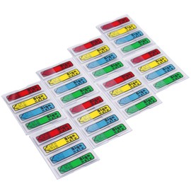 Sign Here Message Arrow Flags Assorted Colors, 640 Pages Total, 0.47 x 1.77 Inch Sticky Tabs, Easy to Post, 8 On-The-Go Dispensers/Combo Pack